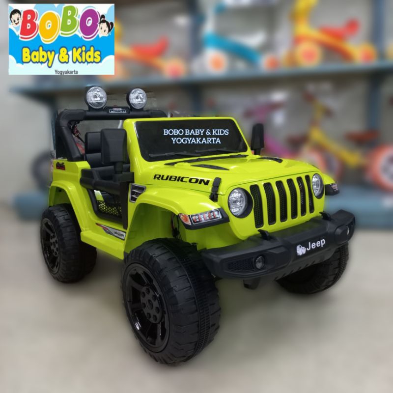 Mobil Aki Anak Model Jeep Rubicon Mobil Aki Terbaru GARANSI RESMI PABRIK 18BULAN Mobilan Anak Aki Mo