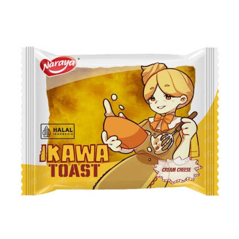 

Roti IKAWA TOAST NARAYA rasa KEJU