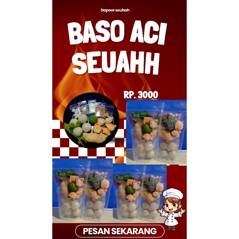 

Baso aci instant kuah harga 1pcs(bungkus)