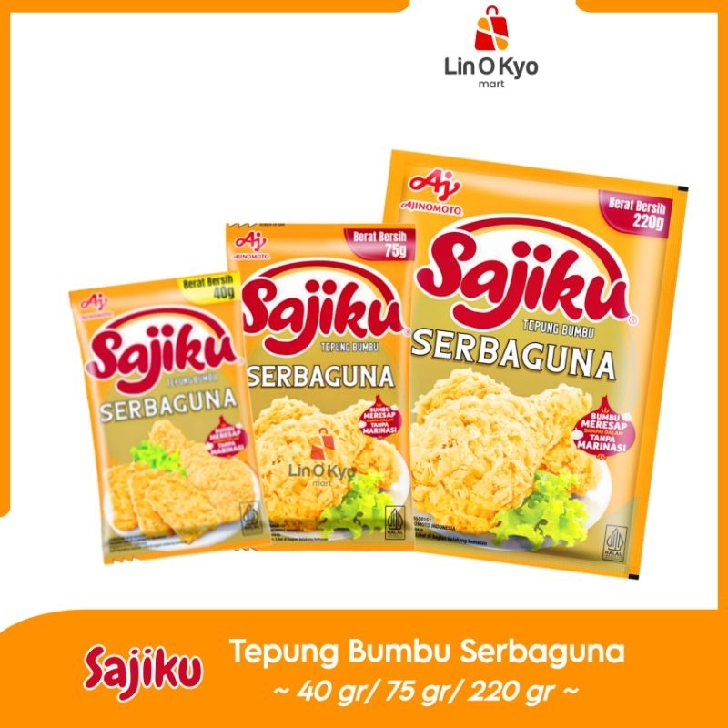 

SAJIKU Tepung Bumbu Serbaguna 40gr/75gr/220gr