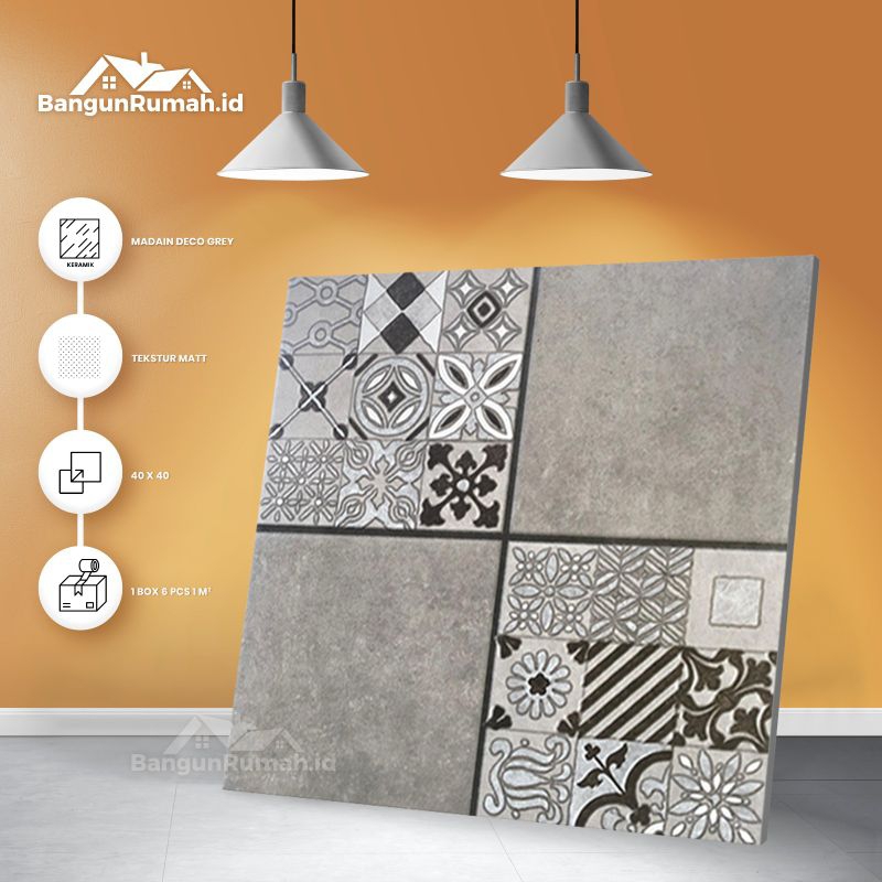 Keramik Teras Garasi Carport Matt Safira Madain Deck