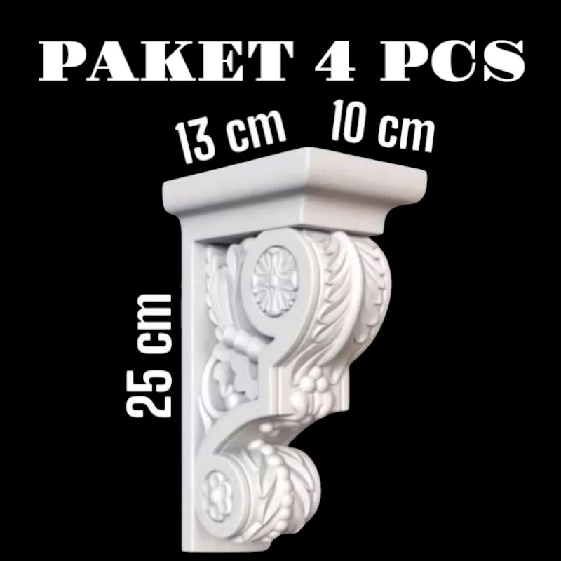KORBEL JENDELA PAKET 4 PCS CORBEL TOPIAN JENDELA