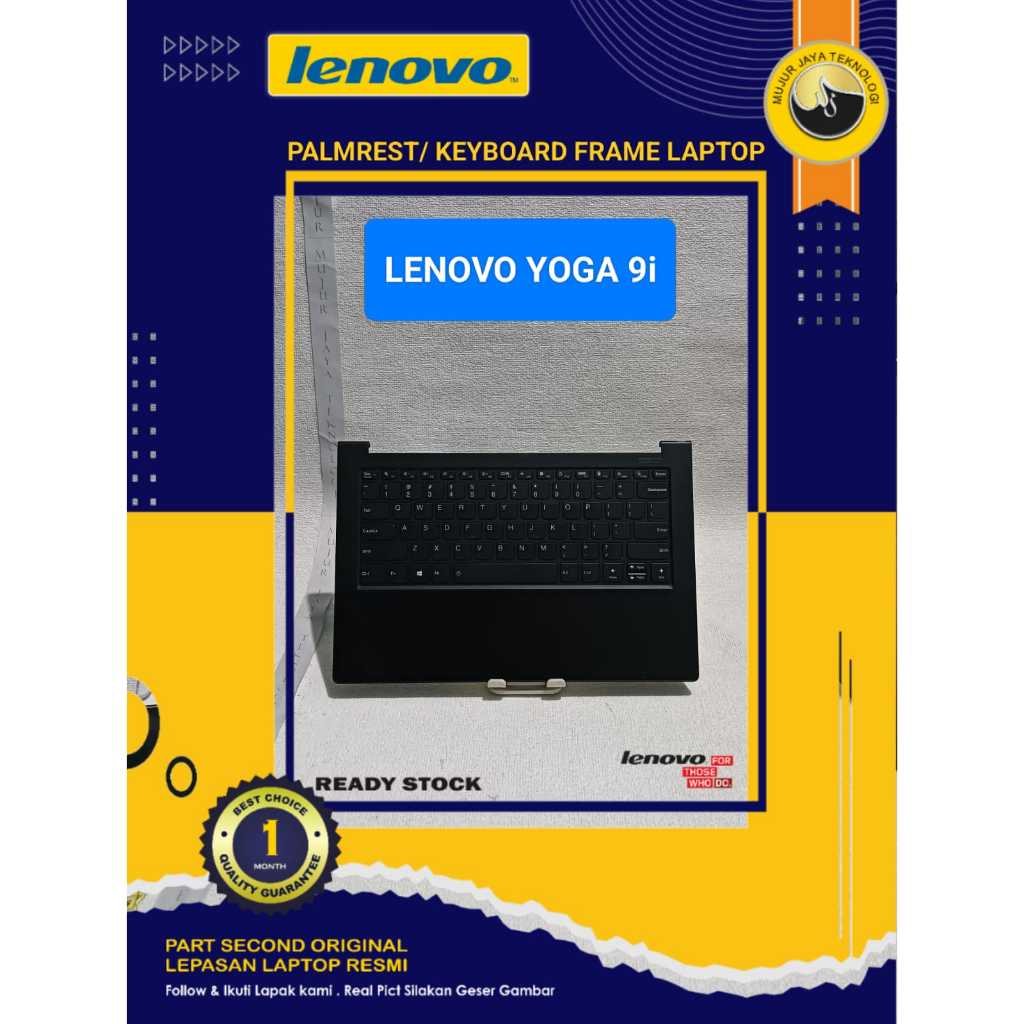 Palmrest Keyboard Frame LENOVO YOGA 9 14ITL5 5CB0Z69785 Original Second Keyboard No Tes Gambling