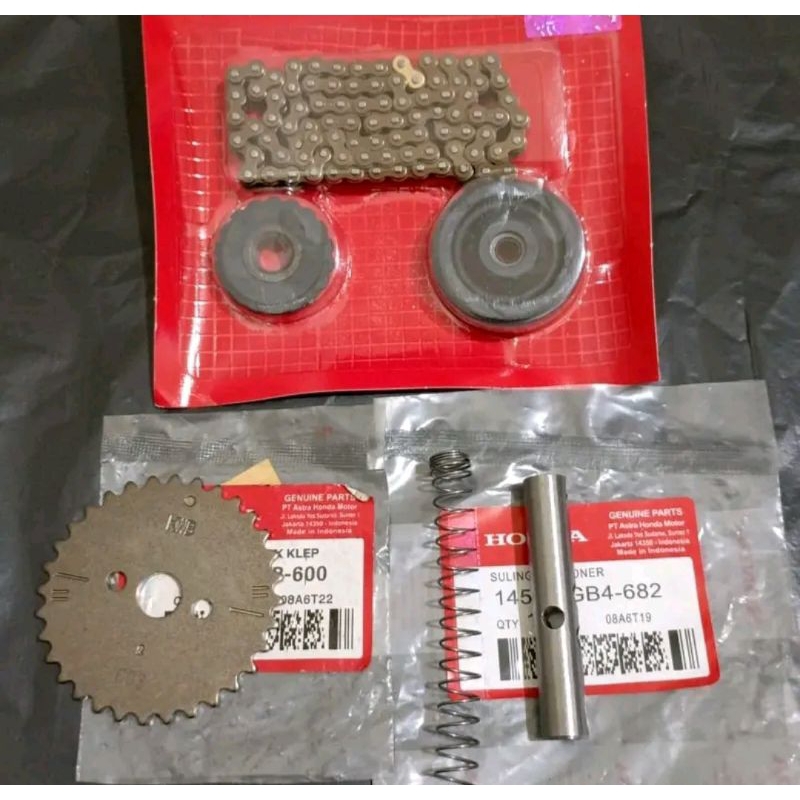 Gigi Sentrik set Suling Keteng Rantai Keteng KWB Honda Revo Absloute blade