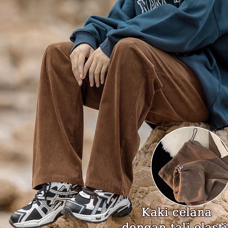 Recomended celana corduroy pria celana korean style pria ankle pants pria baggy pants celana chino p