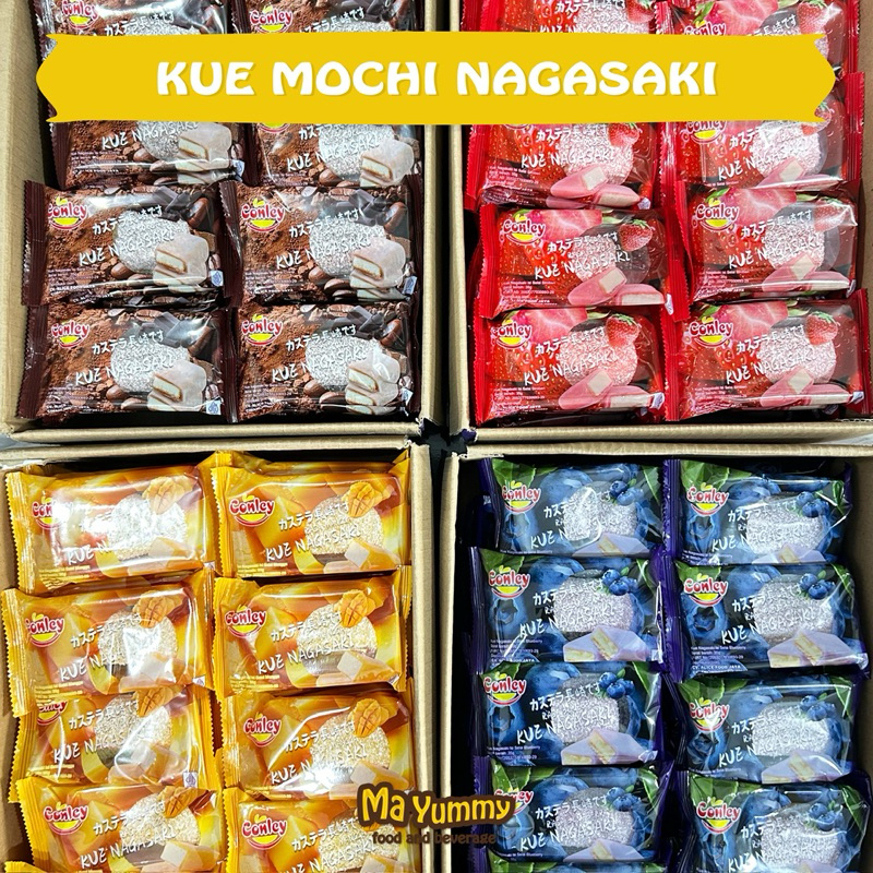 

Kue Mochi Nagasaki 35gr & Mochi Conley Super 30gr Kemasan Ecer | Mochi Viral Tabur Kelapa dan Super Cokelat Double Choco Enak Kenyal Lembut Manis