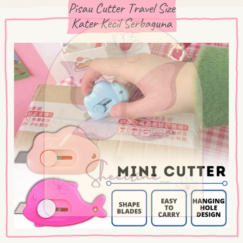

Cutter Mini Lucu Model Awan Pisau Kater Kecil Alat Bantu Pembuka Paket