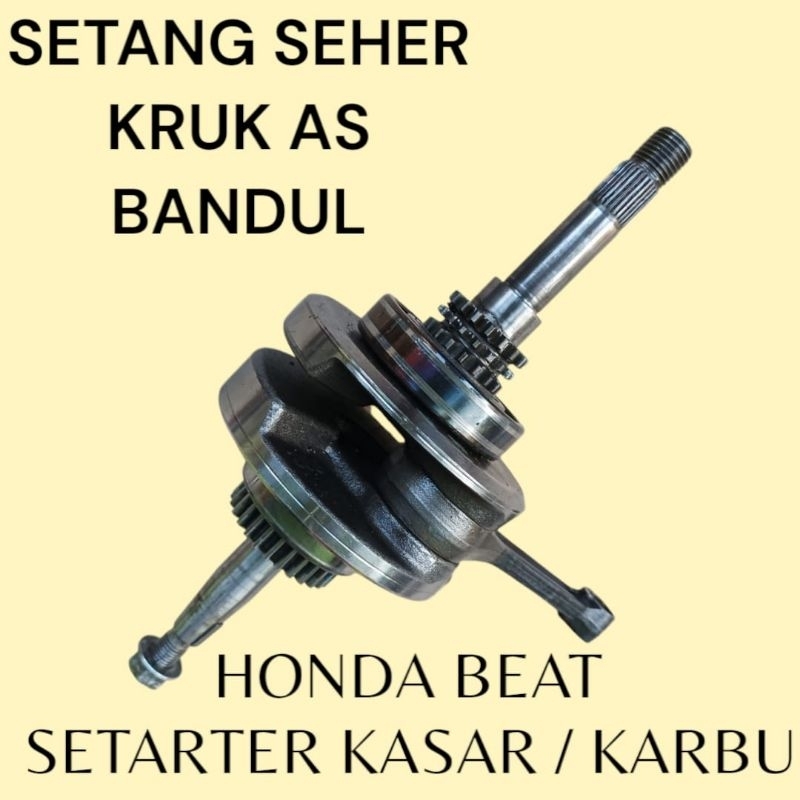 setang seher / kruk as l Bandul Honda beat stater kasar/ beat karbu