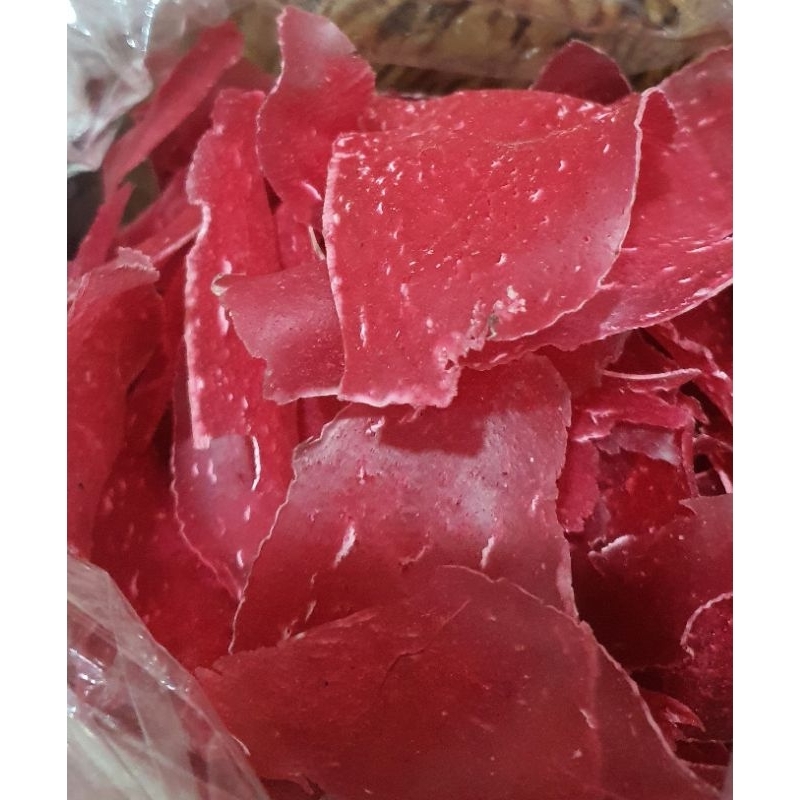

KERUPUK MERAH KHAS PADANG / SIAP GORENG 500GR