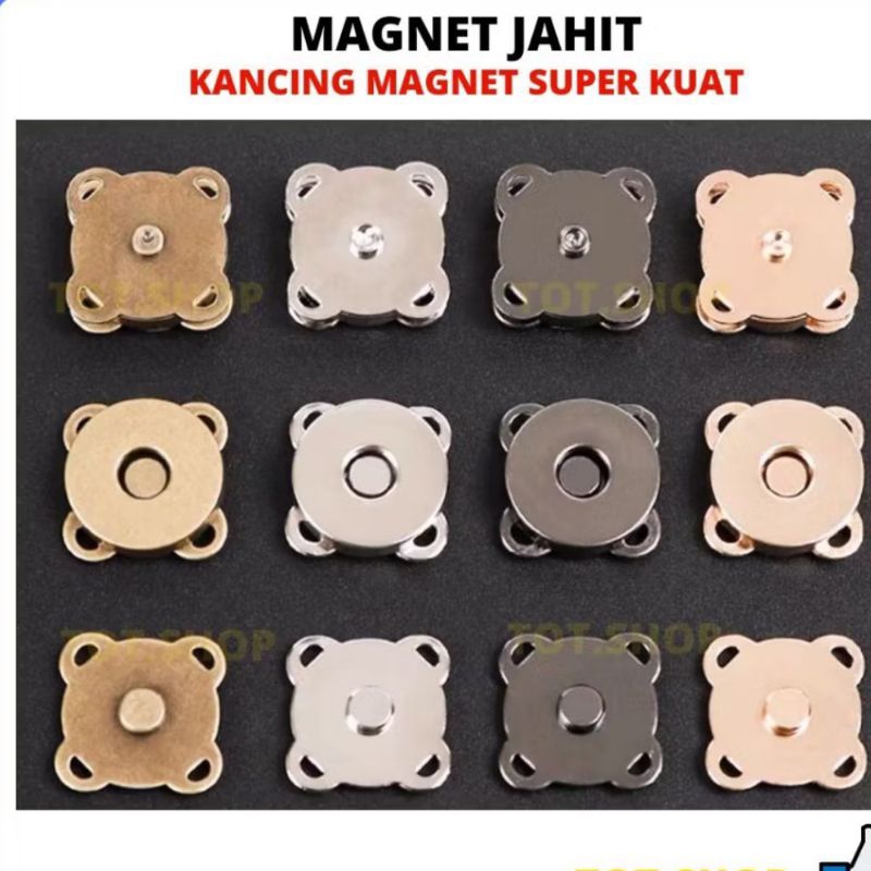 Magnet Jahit/kancing magnet/magnet tas