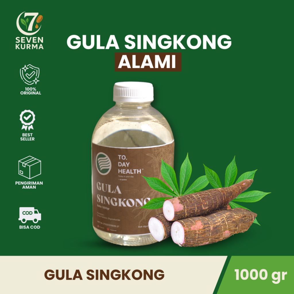 

GULA SINGKONG CAIR 1KG - Premium Gula Fructose 1 KG Premiun fructose 100 % original