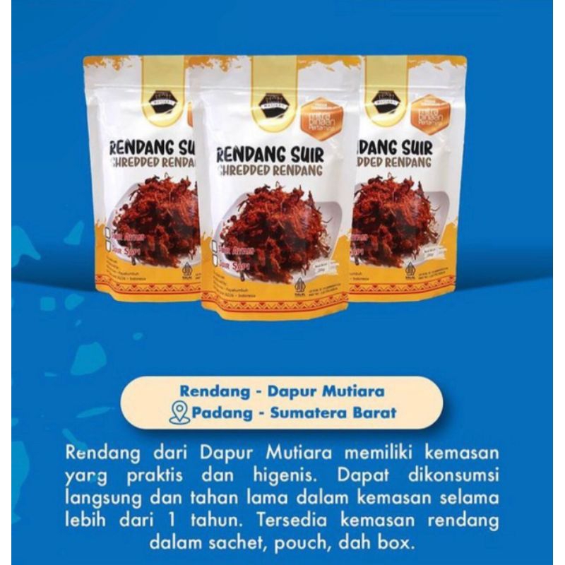 

RENDANG SAPI SUIR SHREDDED RENDANGG