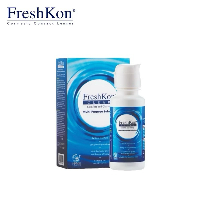 Lensza Cairan FreshKon Clear MPS 10ml / Pembersih Soflens Freshkon Multi Purpsose Solution