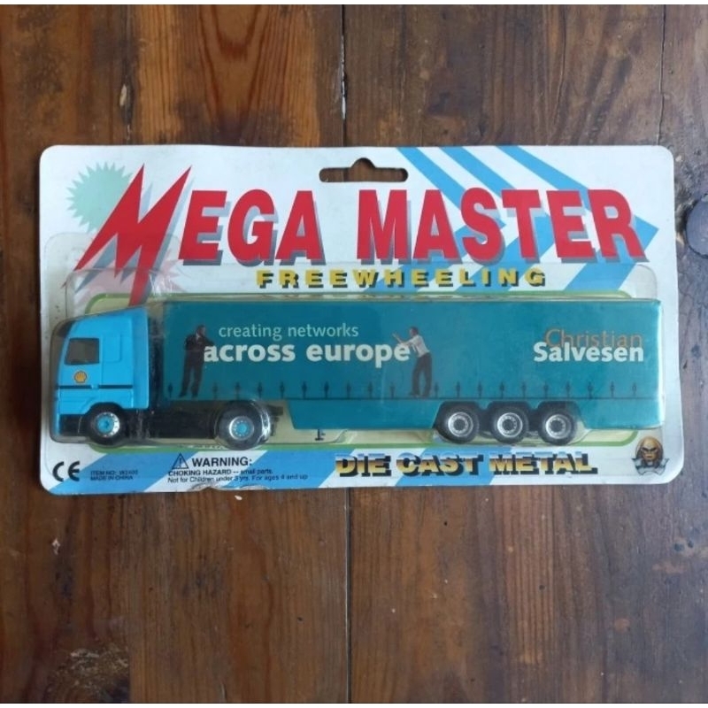 mega master schuco mercedes benz actros trailer truck 1/87 diecast (t)