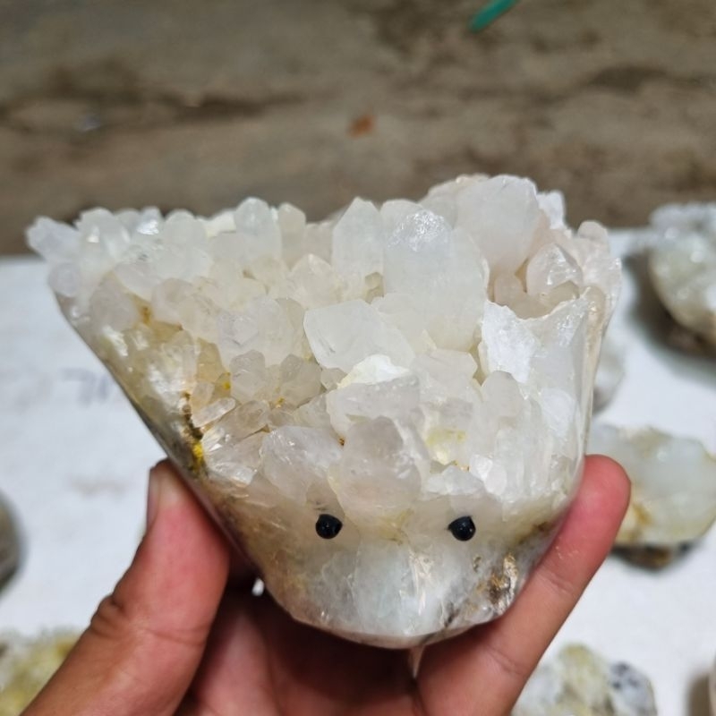 Hedgehog/Landak Batu Crystal