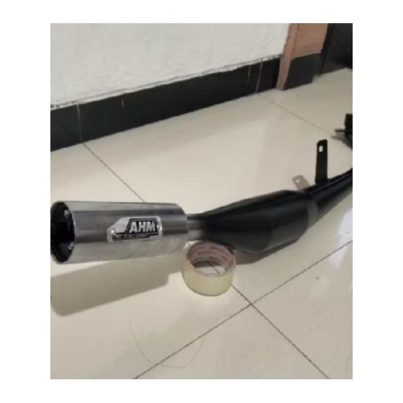 PROMO!!!Knalpot AHM Yamaha Fiz r FIZ R Force Rc RC100 Bravo V75 V80 Poswan Jet cool Super Deluxe Alf