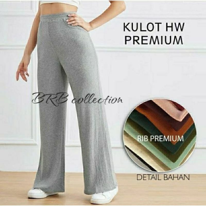 CELANA KULOT KNIT PREMIUM / CELANA KULOT / CELANA MURAH