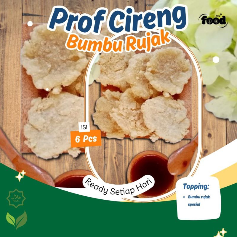 

Cireng Jumbo Bumbu Rujak isi 6 Renyah Kriuk lembut Cemilan Viral