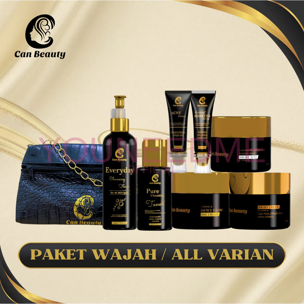 Can Beauty - Paket Wajah CAN BEAUTY whitening dan AcnePaket Wajah CAN BEAUTY whitening dan Acne / Ca