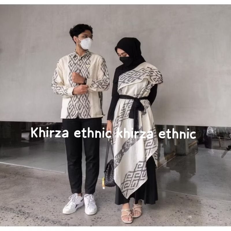 set couple tenun - Baju tenun couple - couple tenun - couple etnik - couple prewedding - couple - ba