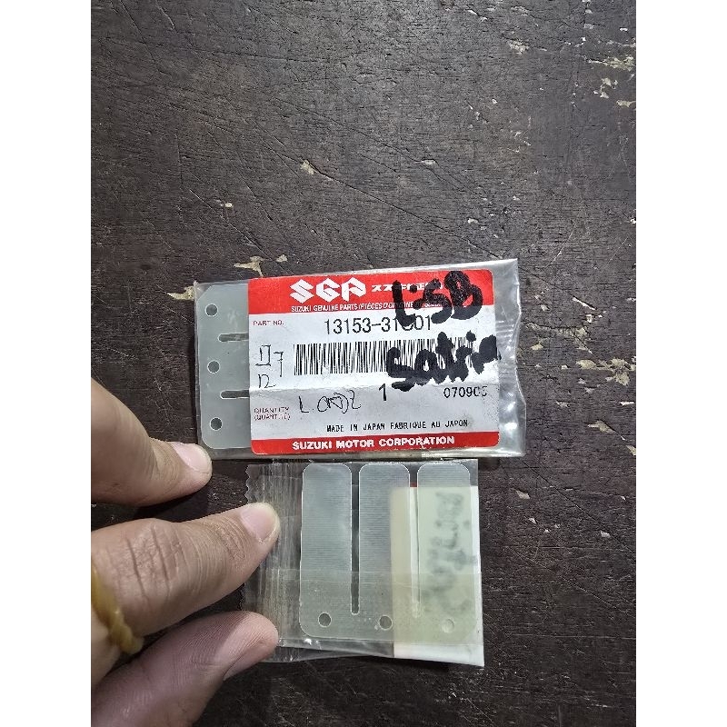 membran plat isapan satria 2 tak agresif 5 6 speed asli suzuki sgp