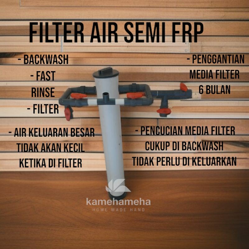 Filter Air Paralon Semi Frp