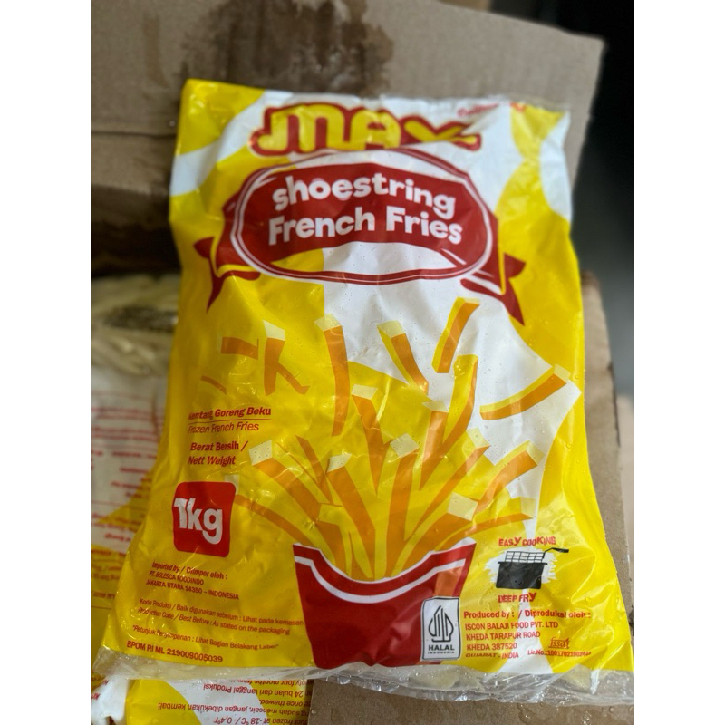 

French fries/Kentang Max kemasan 1kg