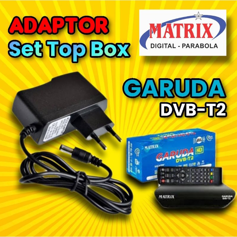 Adaptor set top box STB matrix garuda DVB-T2