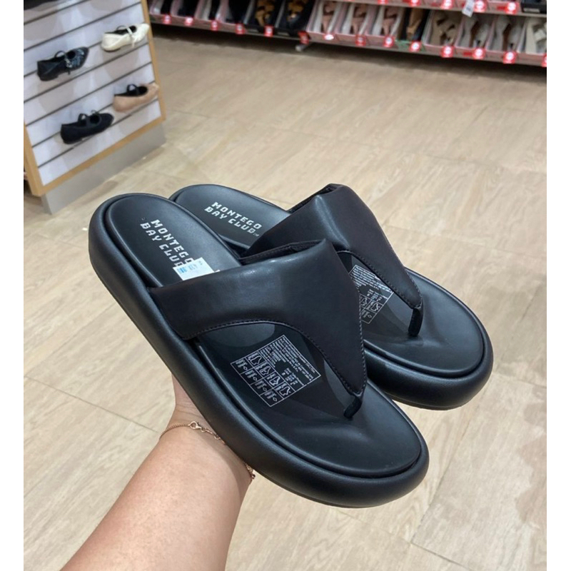 Payless Montego Bay Club Womens Lark Flatform Sandals - Black