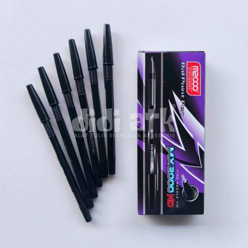 

Pulpen MX2000 Warna Hitam 0.7mm 1 Pak Isi 12 Pcs