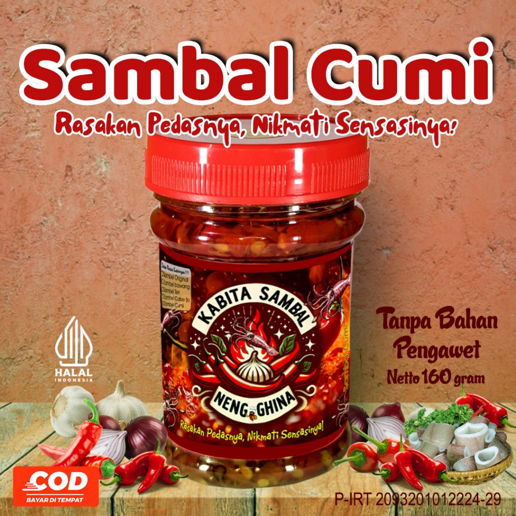 

Sambal Cumi Pedas 160 Gram Rasanya Bikin Nagih