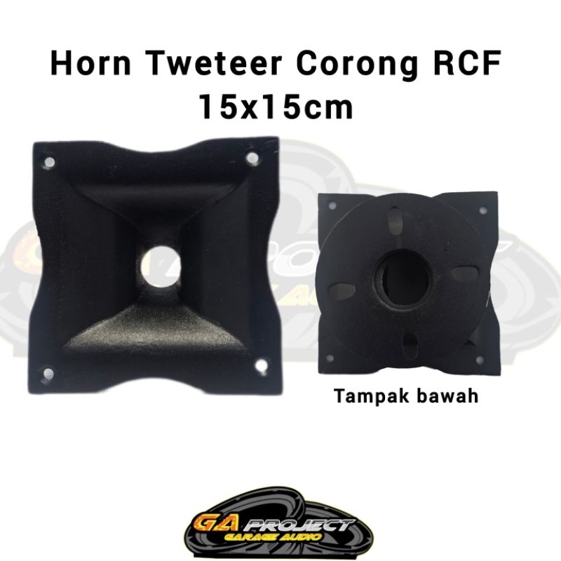 HORN TWEETER RCF//HORN TWEETER UKURAN 15X15CM COR ALUMINIUM