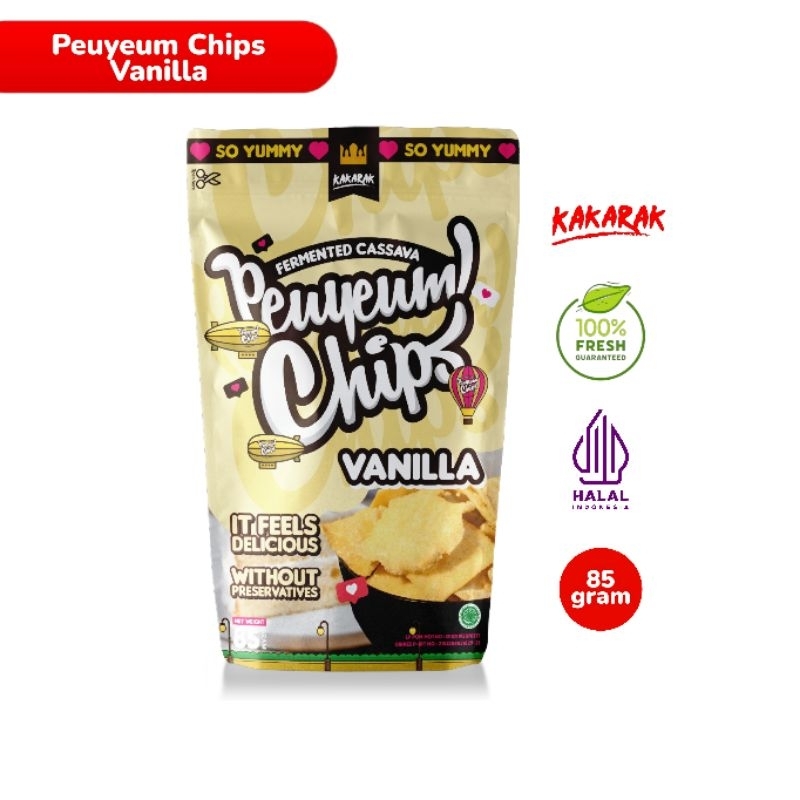 

KAKARAK - Peuyeum Chips Vanilla 85gr