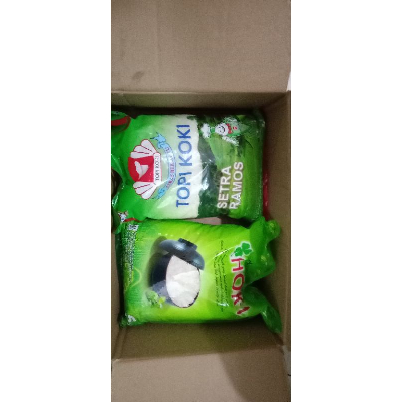 

Beras 5Kg Topi Koki atau Hoki Premium