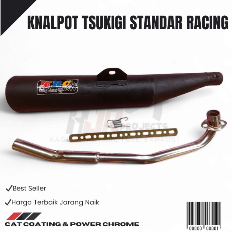 KNALPOT STANDAR RACING WRC SUARA FULL NGEBASS UNTUK MOTOR SUPRA X SUPRA FIT SUPRA NEW SUPRA125 KHARI