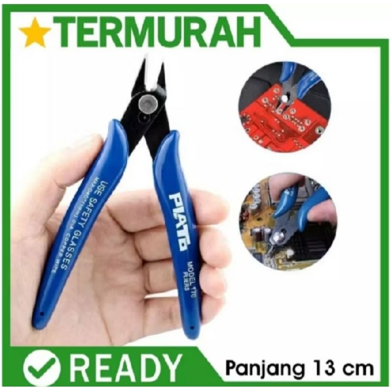 TANG POTONG KAWAT ELECTRONIK PLATO ORIGINAL