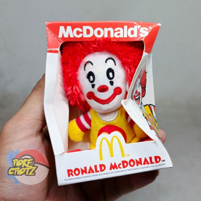 Boneka ronald small Happy Meal Mcdonald mcd plush 11cm