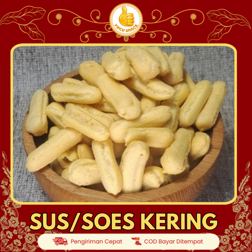 

Sus Kering Renyah Gurih – Soes Kering Keringan Khas Yogu Snack | Camilan Klasik Favorit