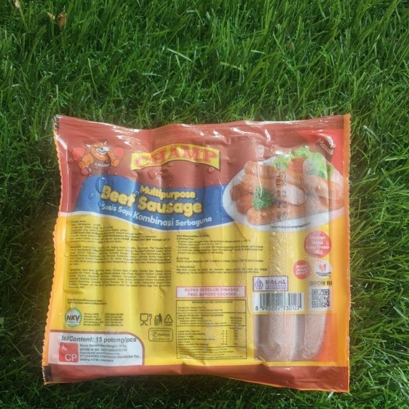 

Champ sosis sapi/beef sausage/375gr