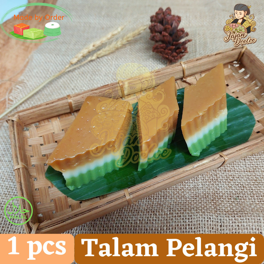 

Talam Pelangi , Kue Basah , Jajanan Pasar Homemade