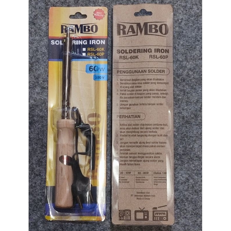 Solder 60watt Kayu Rambo