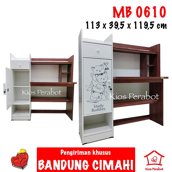 Meja belajar & rak buku & rak sepatu anak Romaro meja tulis anak