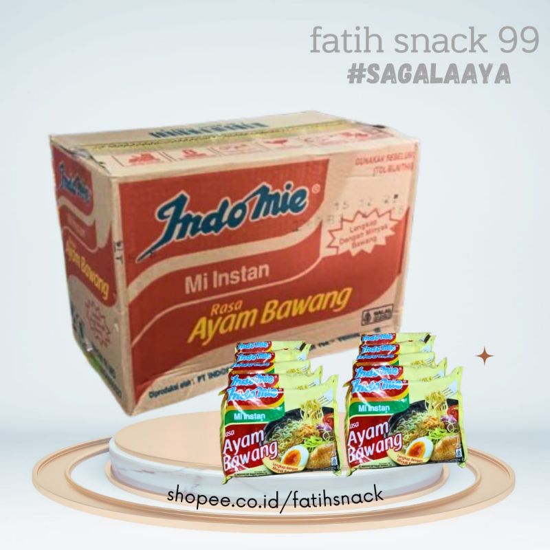 

INDOMIE SOTO AYAM 1 KARTON ISI 40 BKS X 70G MIE INSTAN REBUS