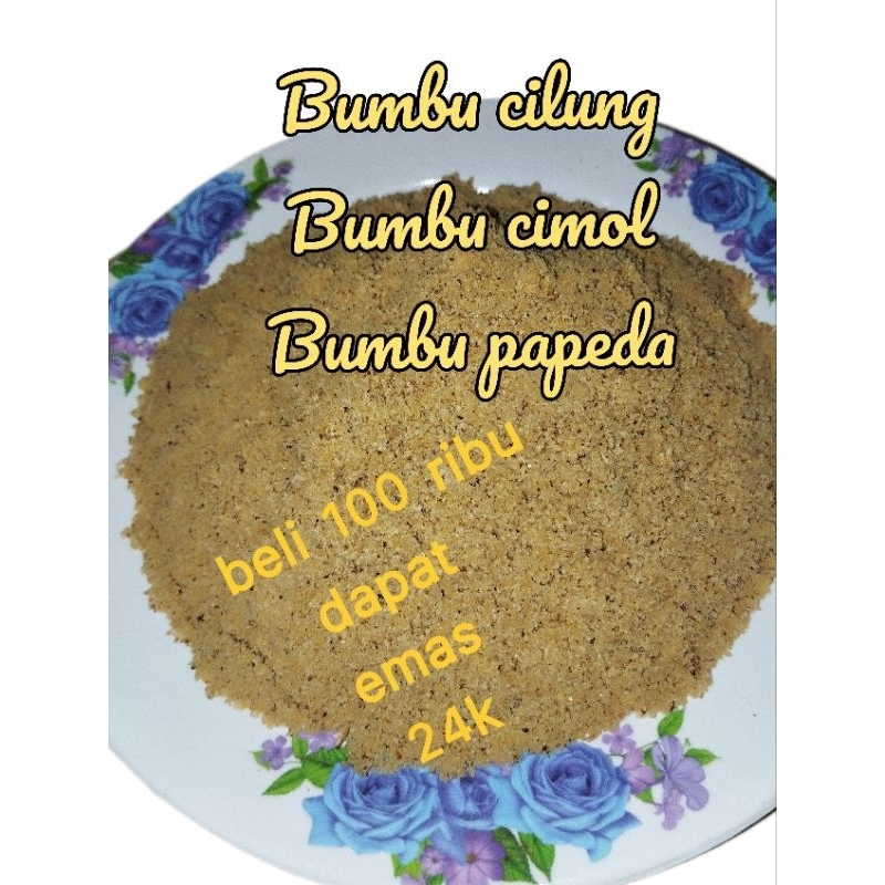 

bumbu tabur/bumbu cimol/bumbu papeda/bumbu cilung/250gr