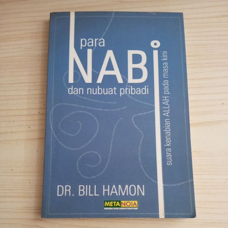 BUKU PARA NABI DAN NUBUAT PRIBADI OLEH DR BILL HAMON