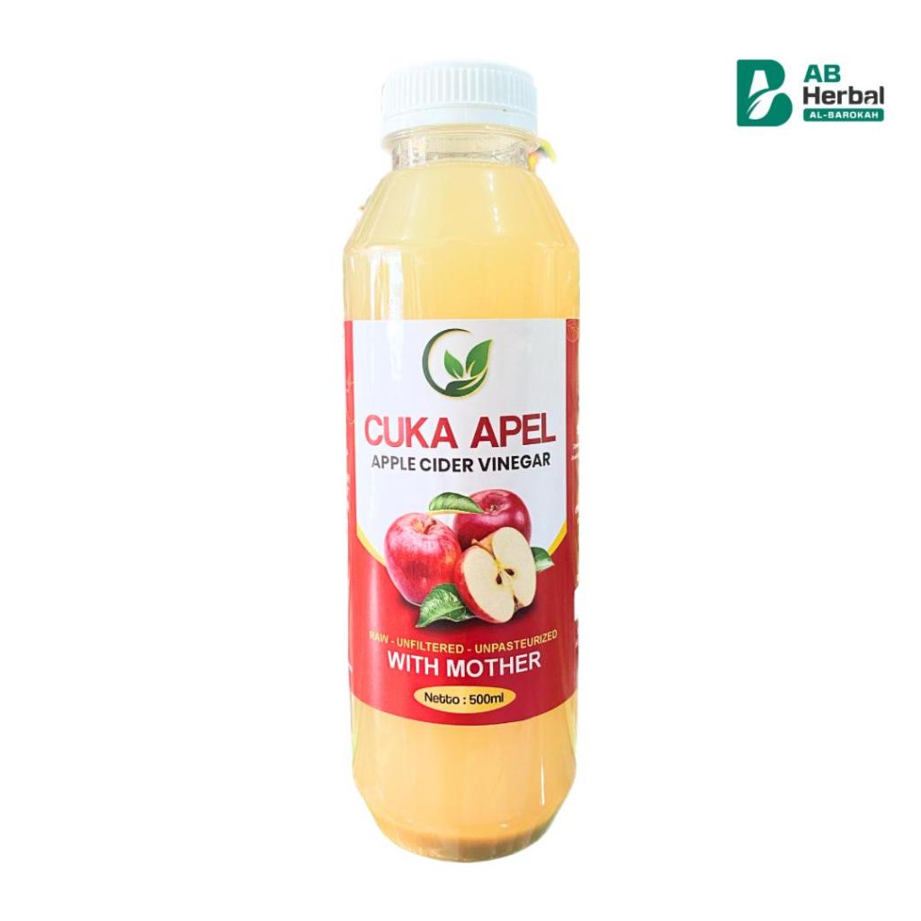 

Cuka Apel 500 ML Apple Cider Vinegar With Mother 100% Asli