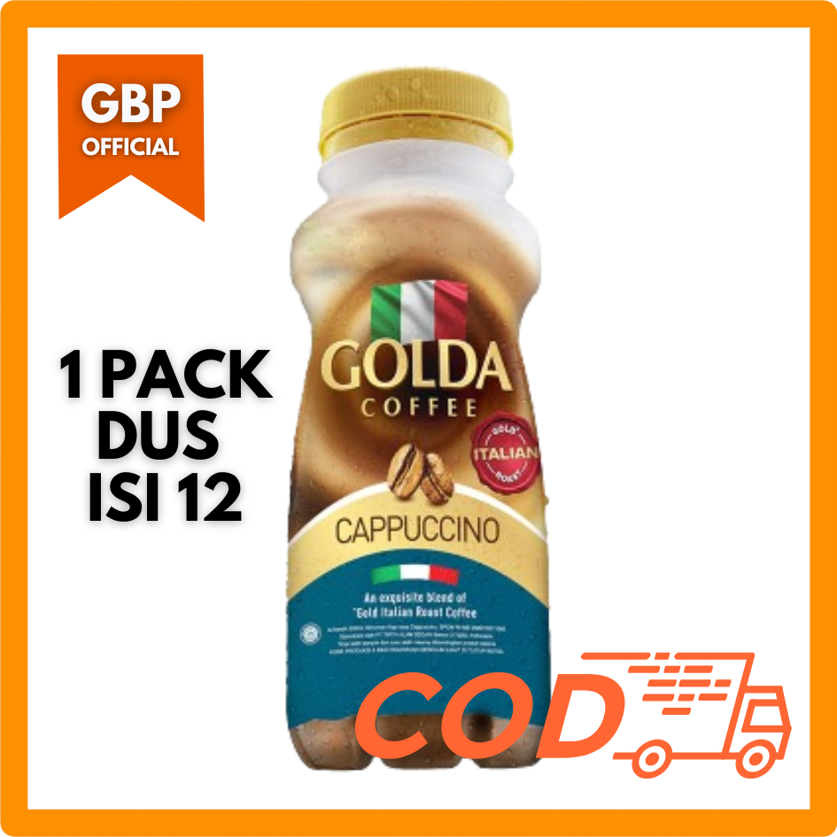 

Kopi Golda Cappucino 200ml x 12 Botol 1 Karton