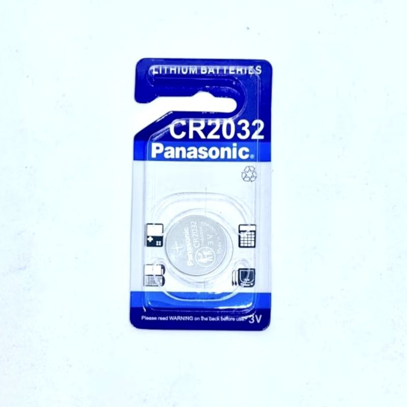 Baterai CR2032 Panasonic Original Batre CR 2032 3 Volt single pack