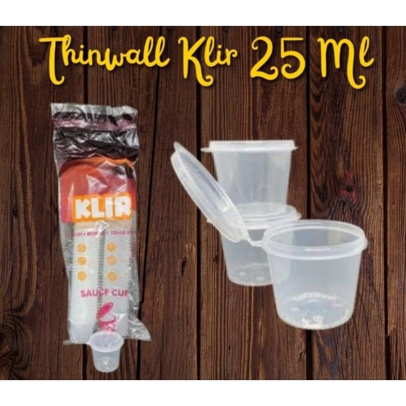CUP SAUS KLIR 25ML | CUP SAUS SAMBAL