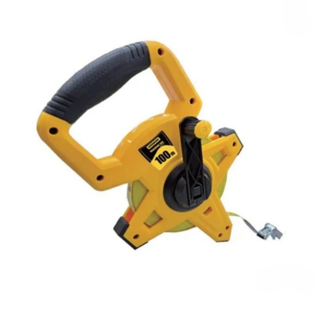 Meteran Gulung Krisbow Measuring Tape Panjang 100 Meter Meteran Tanah